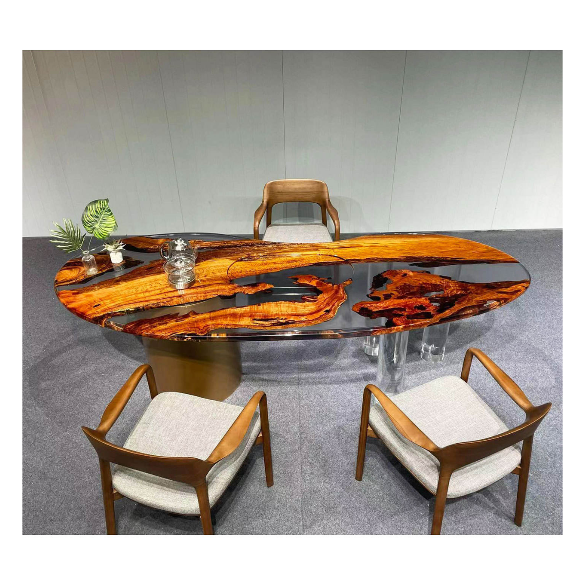 Padauk Redwood River Table